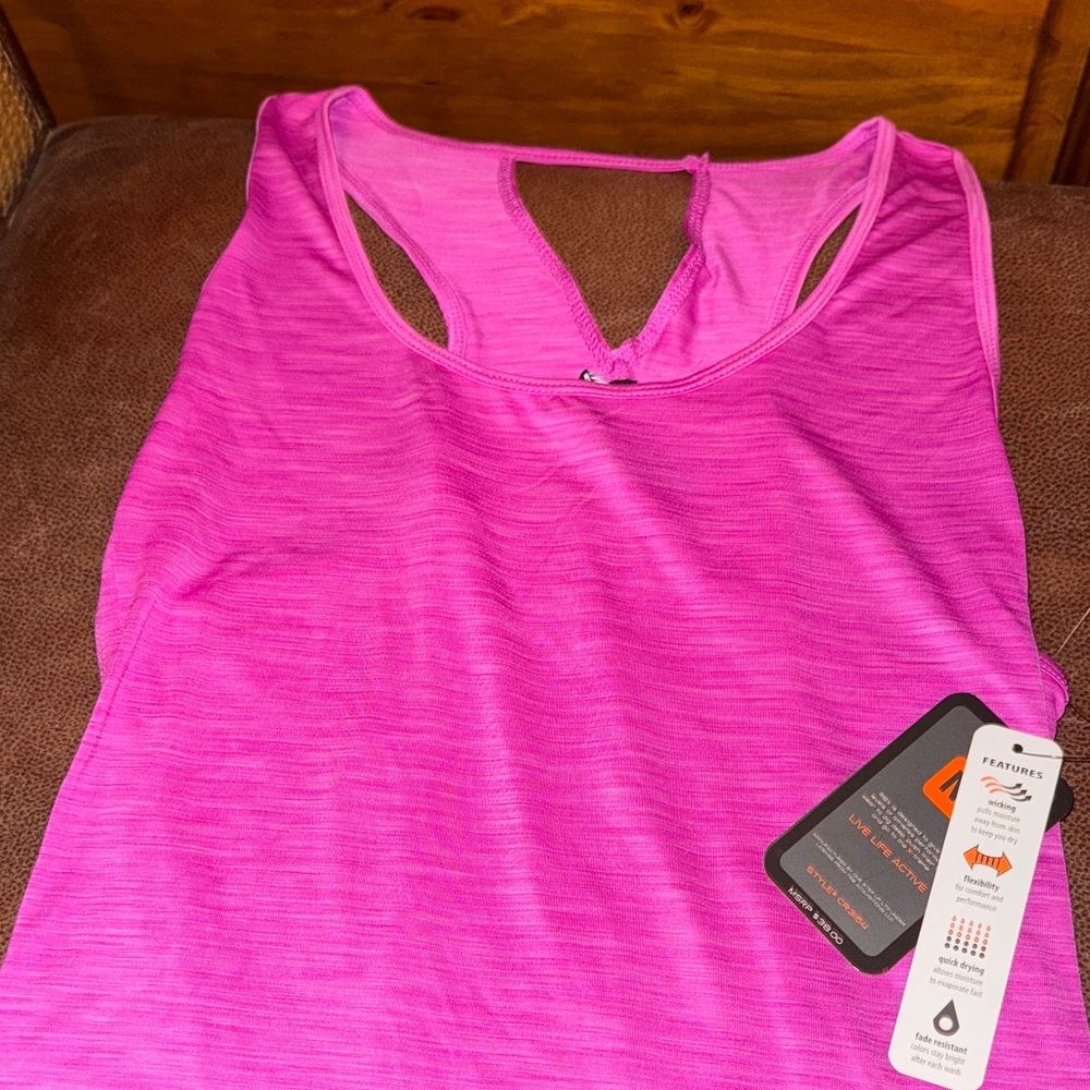 RBX Pink Athletic Tank Top NWT
